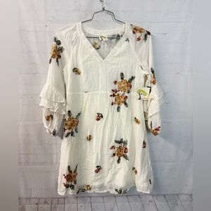 NWT Anthropologie Fig and Flower Dress Floral Boho - Size Small